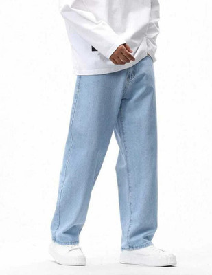 Naaztraders Relaxed Fit Men Light Blue Jeans