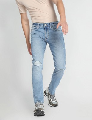 FLYING MACHINE Regular Men Blue Jeans