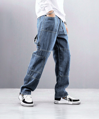 EyeBogler Relaxed Fit Men Blue Jeans