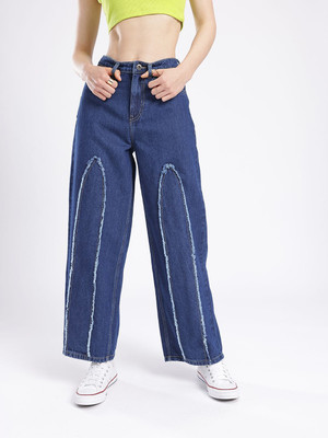 Glitchez Boot-Leg Women Blue Jeans