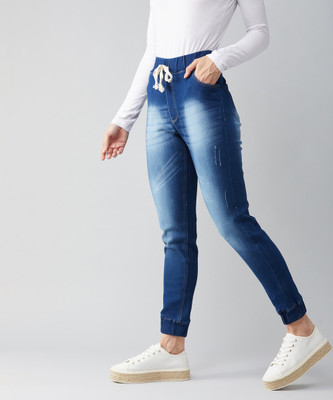 Miss Chase Regular Women Dark Blue Jeans