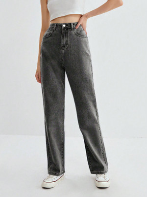 KOTTY Straight Fit Women Grey Jeans