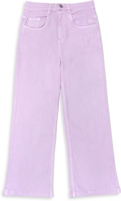 KILLER Flared Girls Purple Jeans