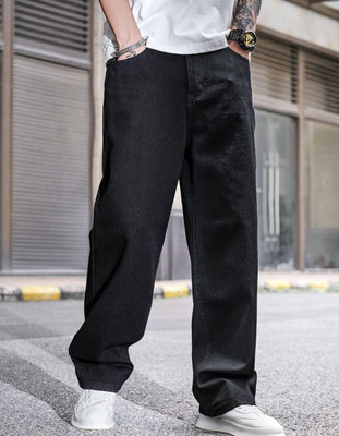 JAAR FASHION Straight Fit Men Black Jeans