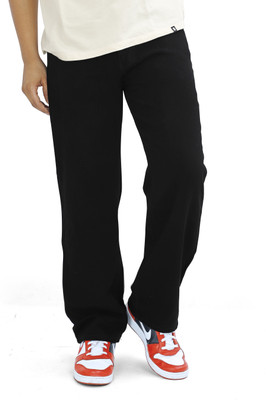 DENIM FIT Boot-Leg Men Black Jeans
