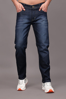 ZAYSH Regular Men Dark Blue Jeans