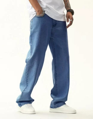 HouseOfCommon Loose Fit Men Light Blue Jeans