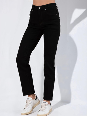 AA-HA! Slim Women Black Jeans