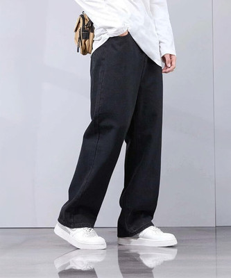 Zaba Denim Loose Fit Men Black Jeans
