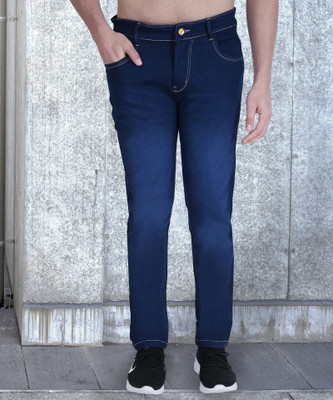 KONFY Regular Men Blue, Black Jeans