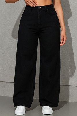 NUCLOTHS Regular Women Black Jeans