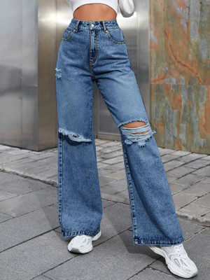 DWARKESHFASHION Regular Women Blue Jeans