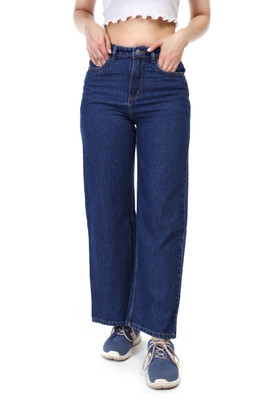 HouseOfCommon Regular Women Dark Blue Jeans