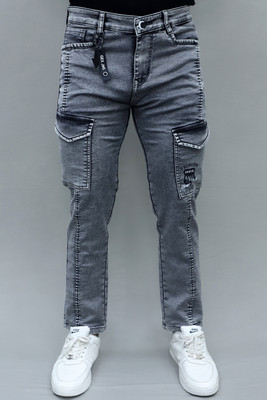 GEX Regular Men Dark Grey Jeans