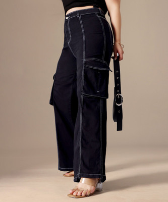 Miss Chase Relaxed Fit Women Black Jeans