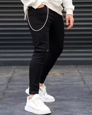 RusticBlooms Regular Men Black Jeans