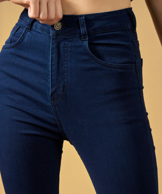 DOLCE CRUDO Skinny Women Dark Blue Jeans