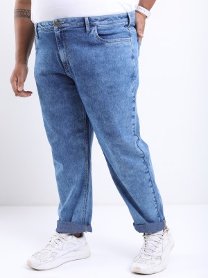 HIGHLANDER Plus Size Regular Men Blue Jeans