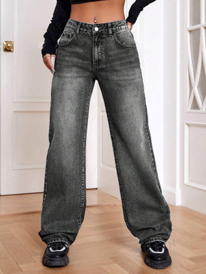 hovac Boot-Leg Women Black Jeans