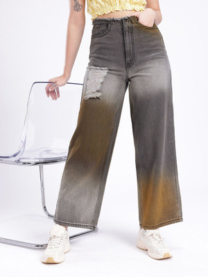 Glitchez Women Grey Jeans