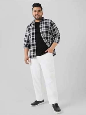 DJ STYLE Regular Men White Jeans