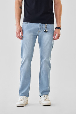 Snitch Relaxed Fit Men Light Blue Jeans