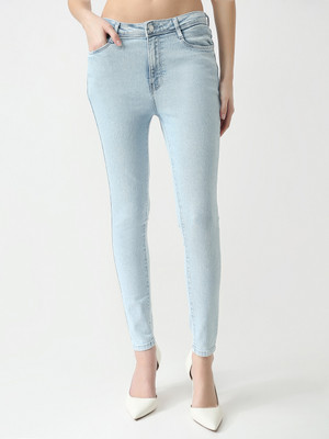 Kraus Jeans Women High-Rise Skinny Fit Jeans Skinny Women Light Blue Jeans