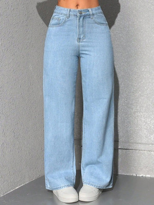 Star4well Straight Fit Women Light Blue Jeans