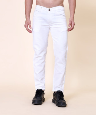 JEAMPY Slim Men White Jeans