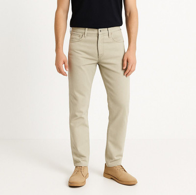 Aklifestyle Regular Men Beige Jeans