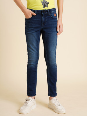 Jack & Jones Junior Straight Fit Boys Blue Jeans