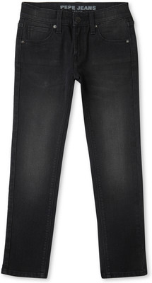 Pepe Jeans Slim Boys Black Jeans