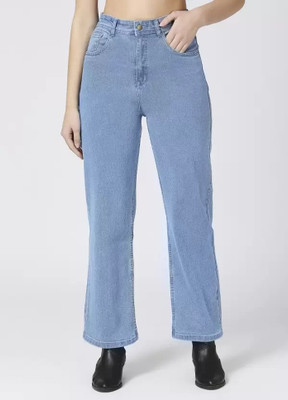 HouseOfCommon Loose Fit Women Light Blue Jeans