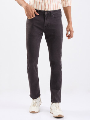 Spykar Regular Men Dark Grey Jeans