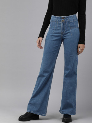 Roadster Fast and Furious Flared Women Blue Jeans