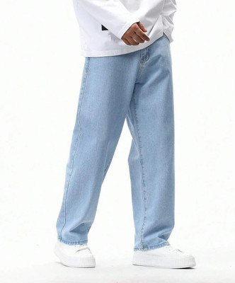 DENIM LOOK Loose Fit Men Light Blue Jeans