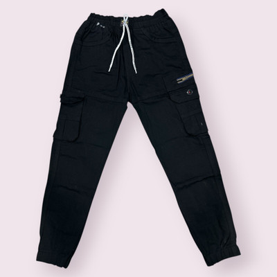 ICONIC ME Jogger Fit Boys Black Jeans
