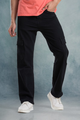Marsh-X Relaxed Fit Men Black Jeans