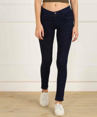 AAR K Skinny Women Dark Blue Jeans