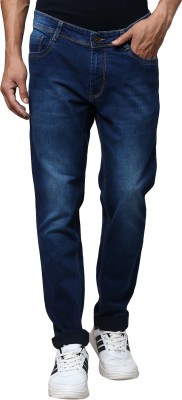 PARK AVENUE Tapered Fit Men Dark Blue Jeans