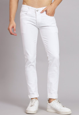 comfits Skinny Men White Jeans