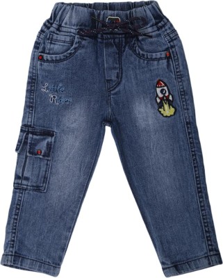 V-MART Regular Baby Boys & Baby Girls Blue Jeans