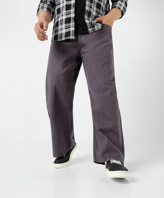 Urbano Plus . Loose Fit Men Grey Jeans