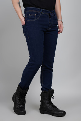 Lzard Slim Men Dark Blue Jeans