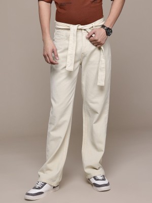 Roadster Relaxed Fit Men Beige Jeans