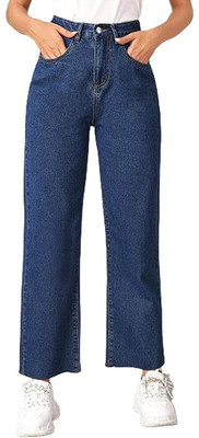 VK Fashion Straight Fit Women Dark Blue Jeans
