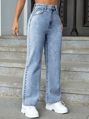 M MODDY Straight Fit Women Light Blue Jeans