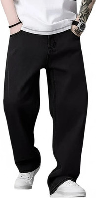 ANGERHOOD Straight Fit Men Black Jeans