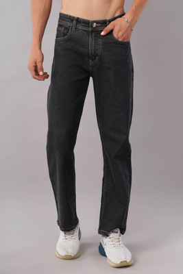 NIVASU Straight Fit Men Dark Grey Jeans