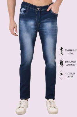 Fader Slim Men Blue Jeans